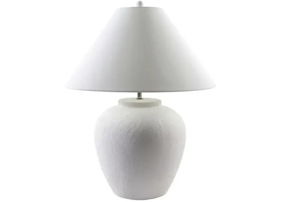 Chelsea Ceramic Table Lamp - White