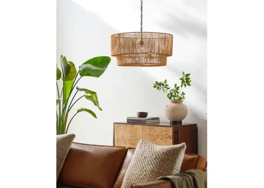 Como Rattan Pendant - Brown