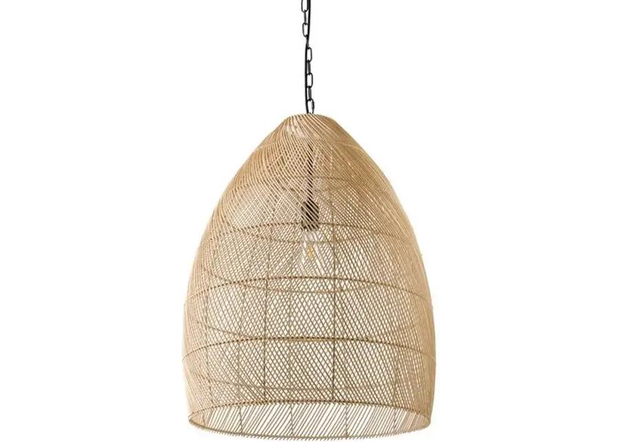 Kingston Rattan Pendant - Beige