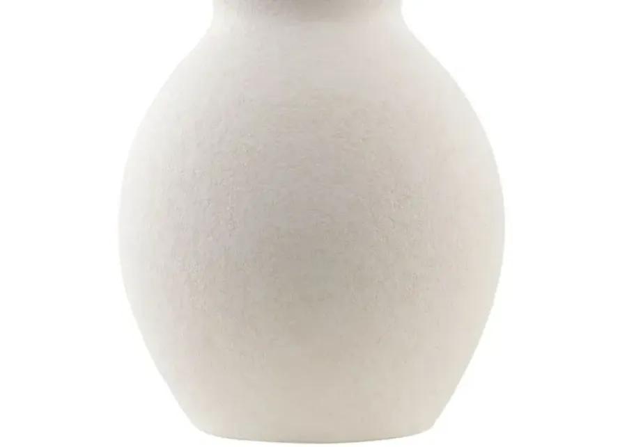 Karla Scallop Shade Table Lamp - White