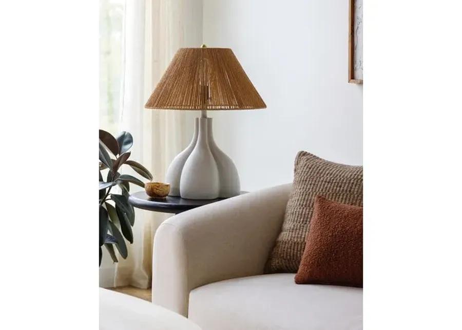 Daxton Table Lamp - White/Natural