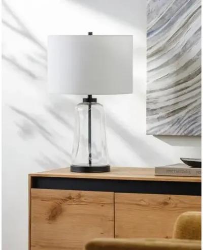 Anakin Glass Table Lamp - Black