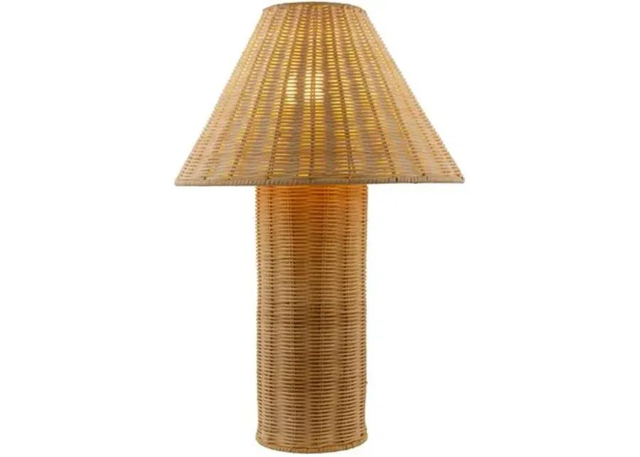 Sanibel Rattan Table Lamp - Natural - Beige