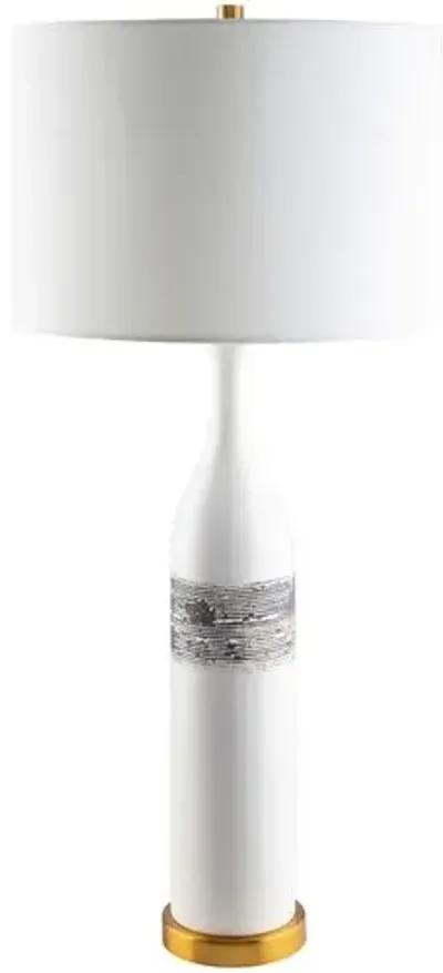 Maris Ceramic Table Lamp - White