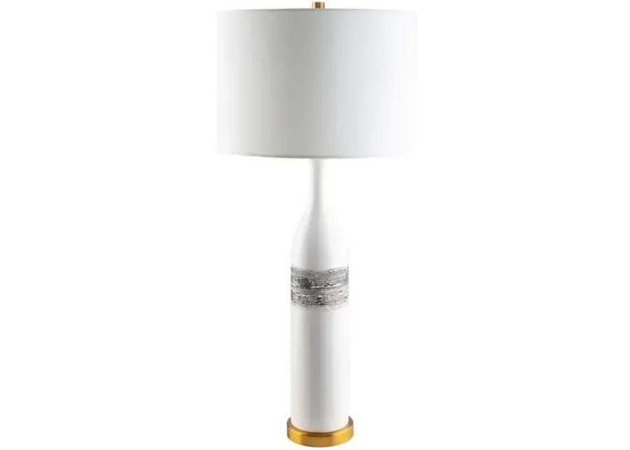 Maris Ceramic Table Lamp - White