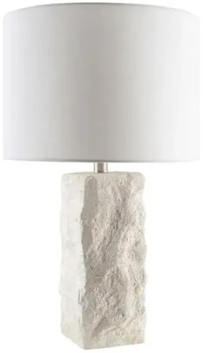 Darya Table Lamp - Textured White