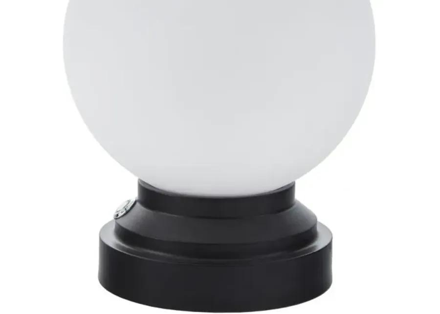 Jazzlyn Globe Accent Table Lamp - Black - 10Hx8Wx8D in