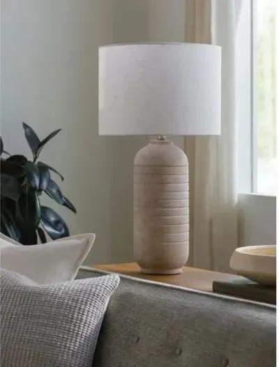 Ellerie Ceramic Table Lamp - Brown