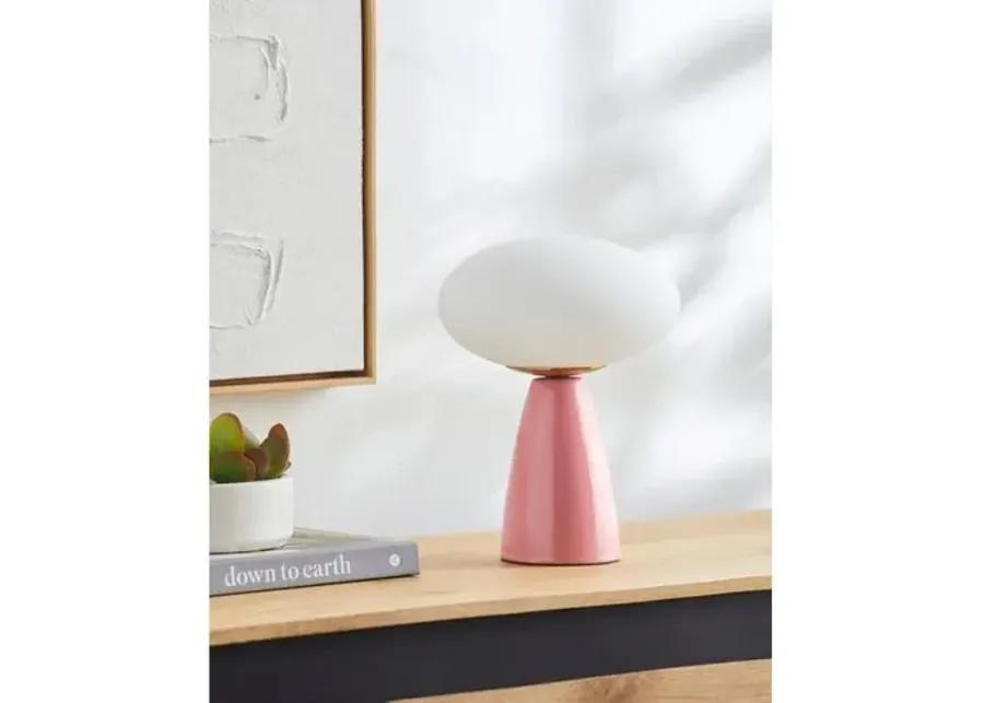 Kolbi Globe Ceramic Table Lamp - Pink