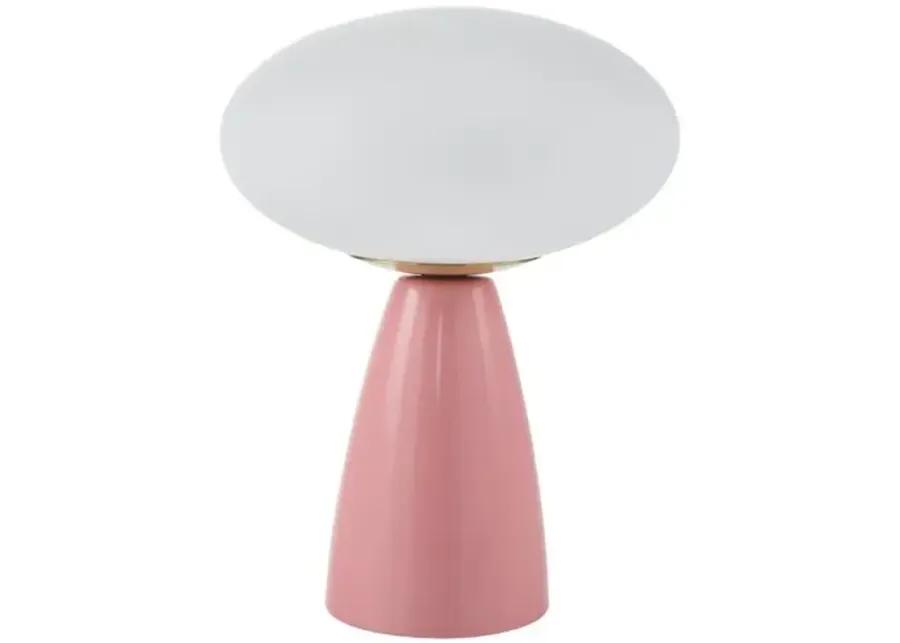 Kolbi Globe Ceramic Table Lamp - Pink