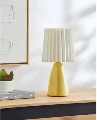 Pania Accent Table Lamp - Yellow - 13Hx6.3Wx6.3D in