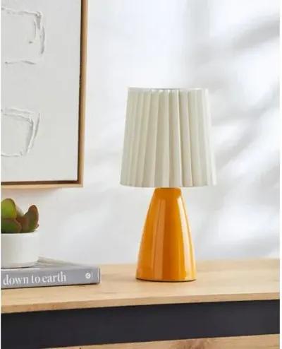 Pania Accent Table Lamp - Orange - 13Hx6.3Wx6.3D in