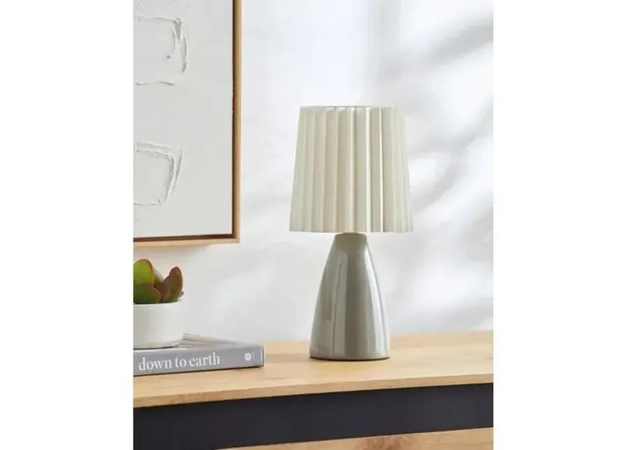 Pania Accent Table Lamp - Gray - 13Hx6.3Wx6.3D in