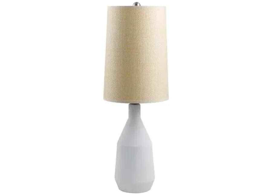 Neeta Ceramic Table Lamp - White