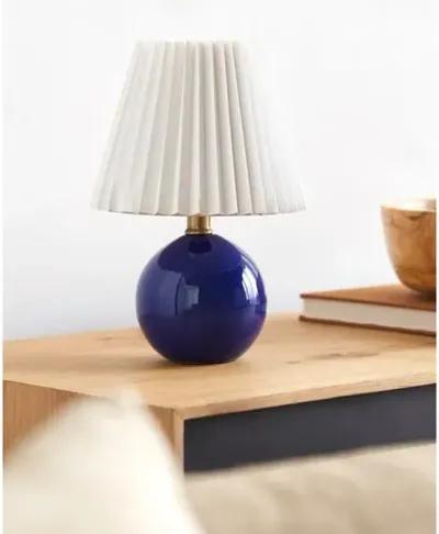 Loula Accent Table Lamp - Blue - 12Hx7.7Wx7.7D in