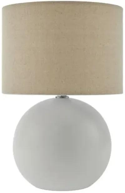 Pia Ball Accent Table Lamp - White - 10Hx8Wx8D in