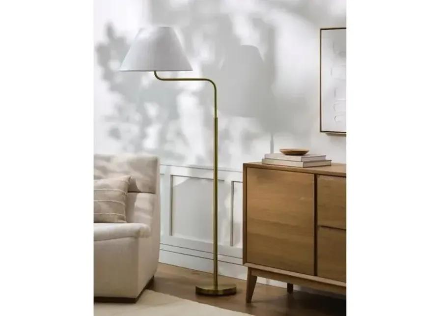 Evelyn Floor Lamp - Brass