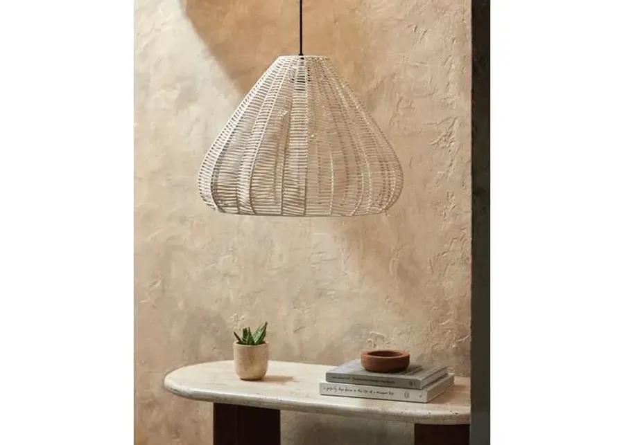 Tulum Rattan Pendant - Beige