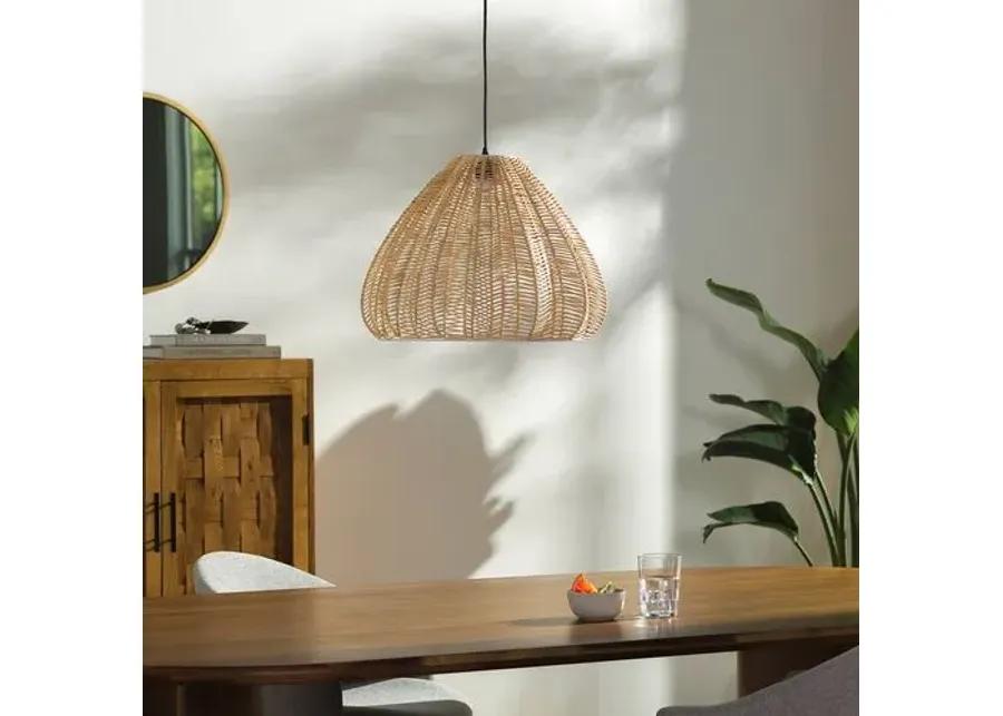 Tulum Rattan Pendant - Beige