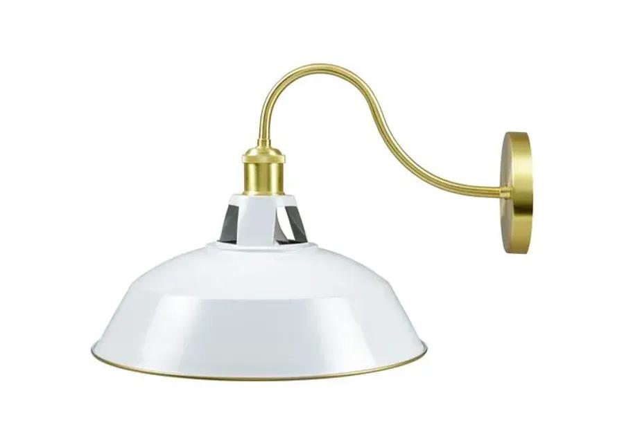 Ida Metal Wall Sconce - White