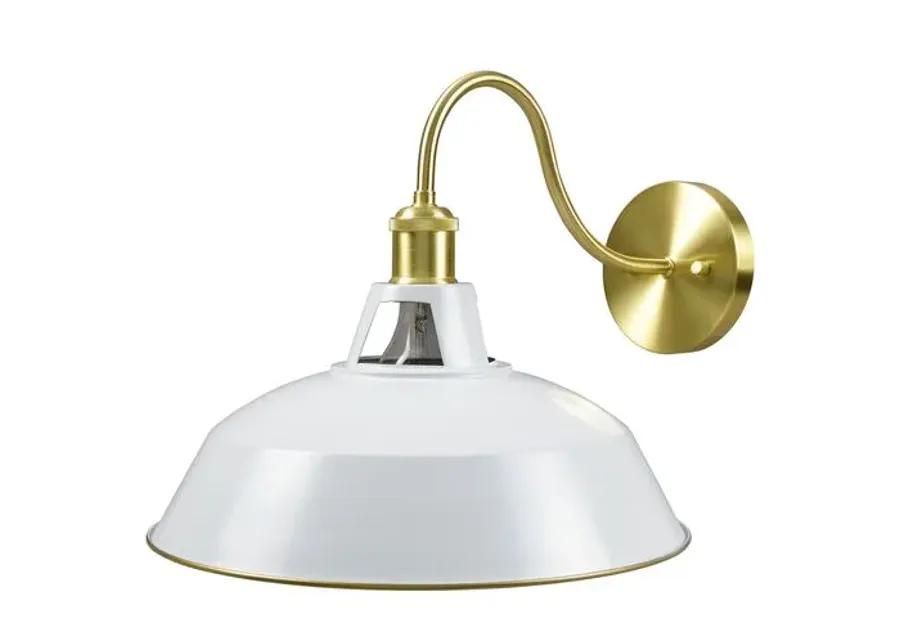 Ida Metal Wall Sconce - White