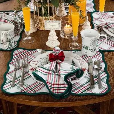 Merry Tartan Placemat - Juliska - Red