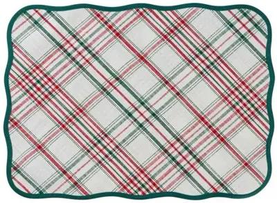 Merry Tartan Placemat - Juliska - Red