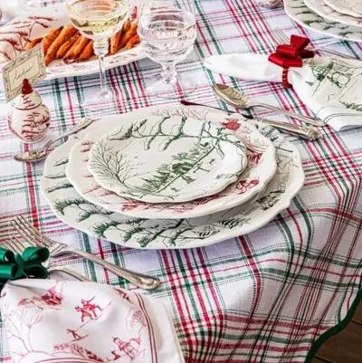 Merry Tartan Tablecloth - 60 x 120 - Juliska - Red