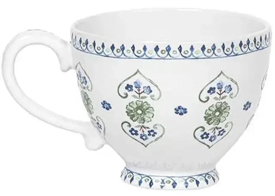 Villa Seville Breakfast Cup - Chambray - Juliska - Blue