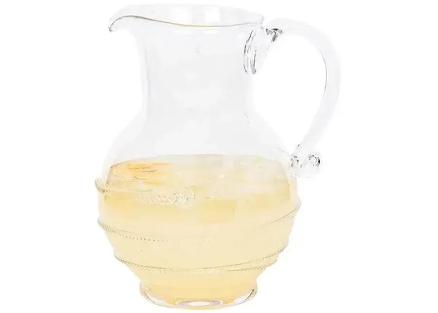 Amalia Glass Round Pitcher - Juliska - Clear