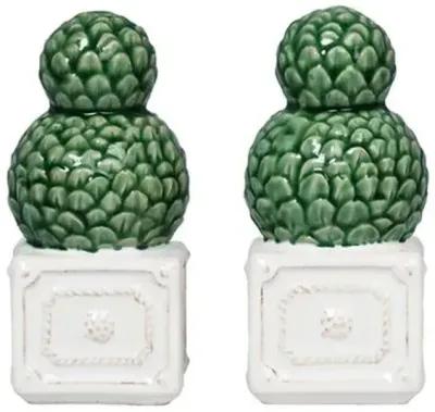 Set of 2 Berry & Thread Topiary Salt and Pepper Set - Juliska - Multi