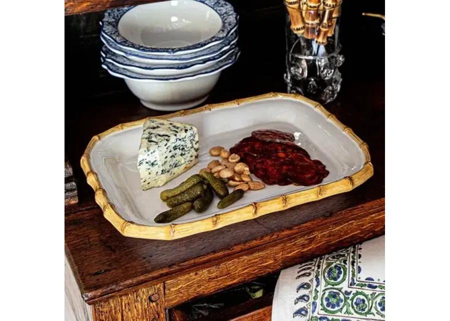 Bamboo Platter - Juliska - White