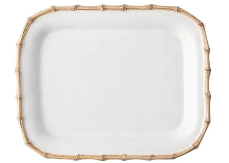 Bamboo Platter - Juliska - White