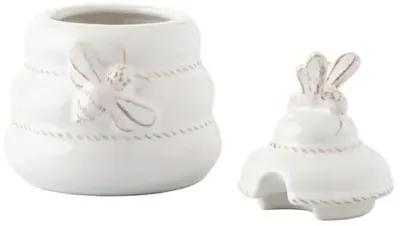 Clever Creatures Honey/Jam Pots with Lid - Juliska - White