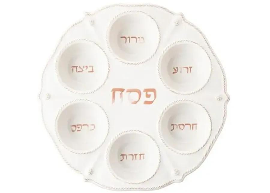 Berry & Thread Seder Plate - Whitewash - Juliska