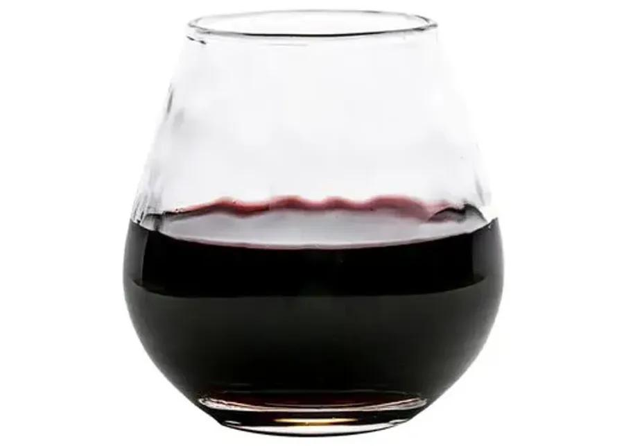 Puro Stemless Red Wine Glass - Juliska - Clear