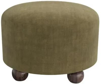 Brooke Ottoman - Velvet - Green