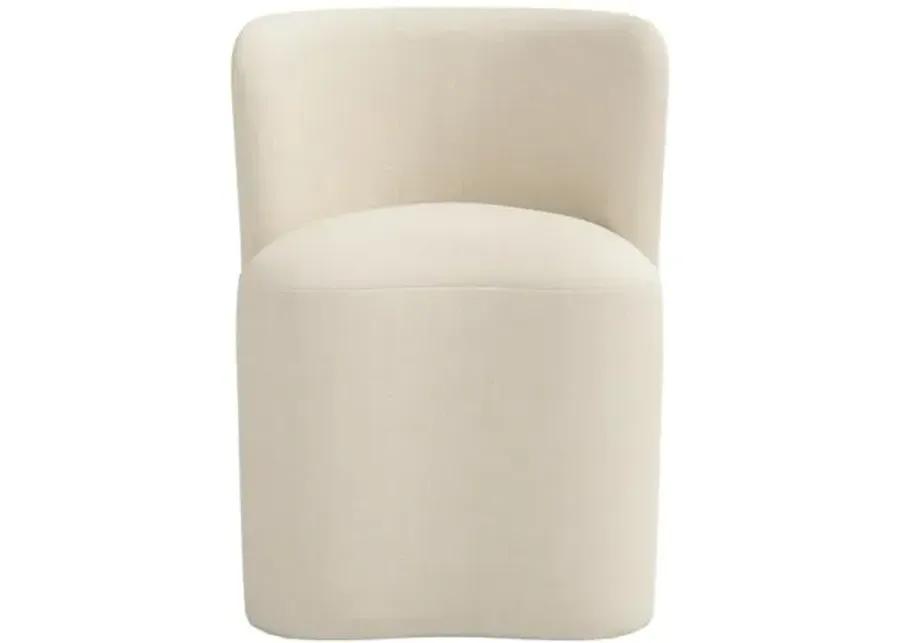 Gail Dining Chair - Linen - Ivory