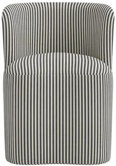 Gail Dining Chair - Jane Stripe - Gray