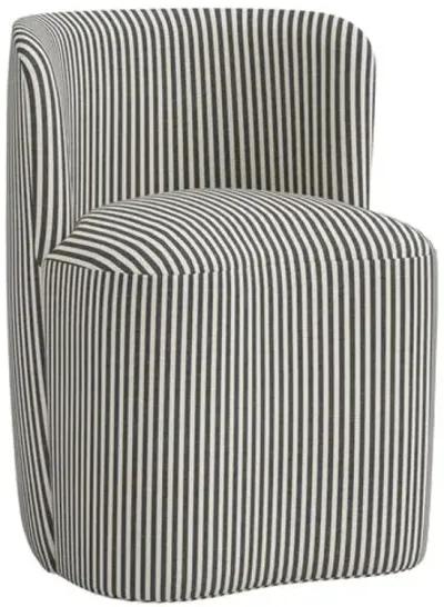 Gail Dining Chair - Jane Stripe - Gray