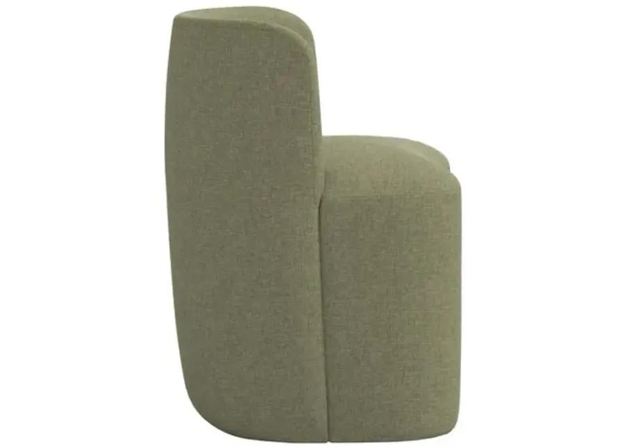 Gail Dining Chair - Linen - Green