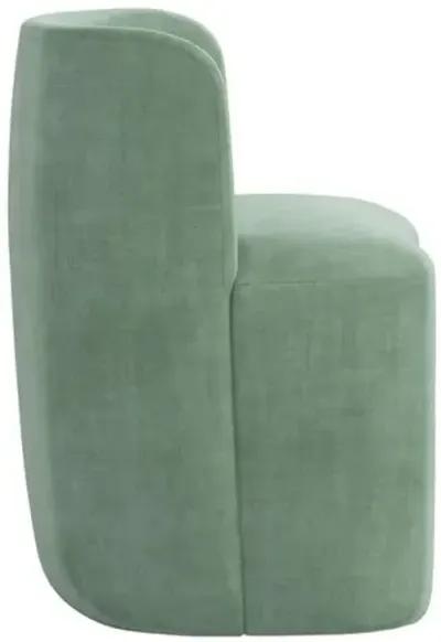 Gail Dining Chair - Velvet - Green