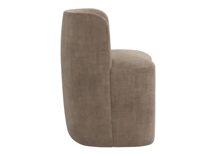 Gail Dining Chair - Velvet - Gray