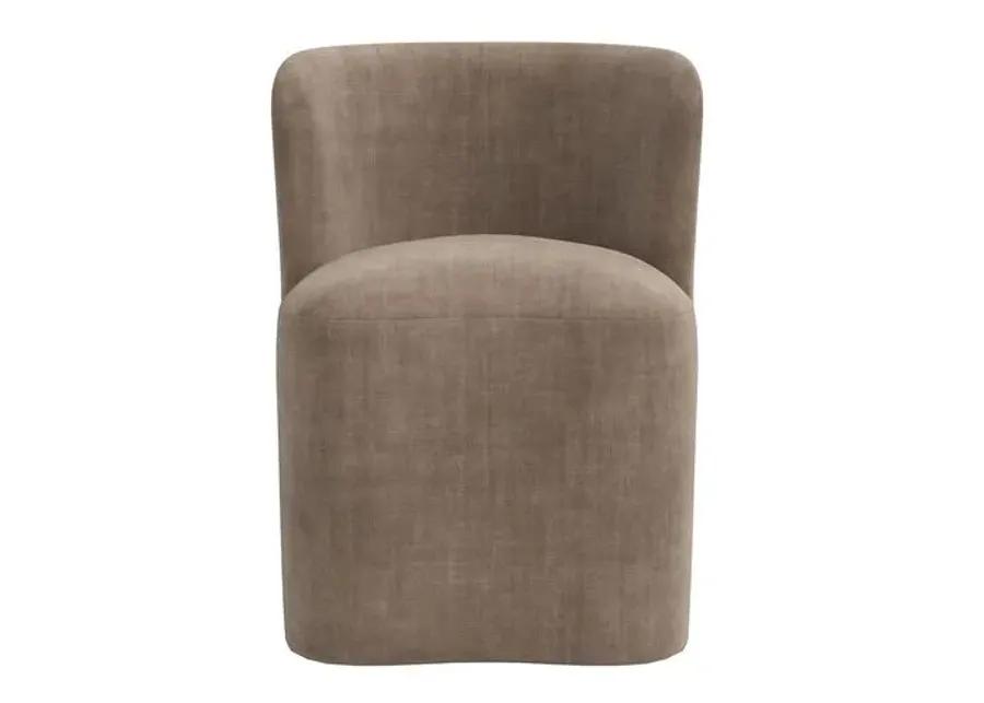 Gail Dining Chair - Velvet - Gray