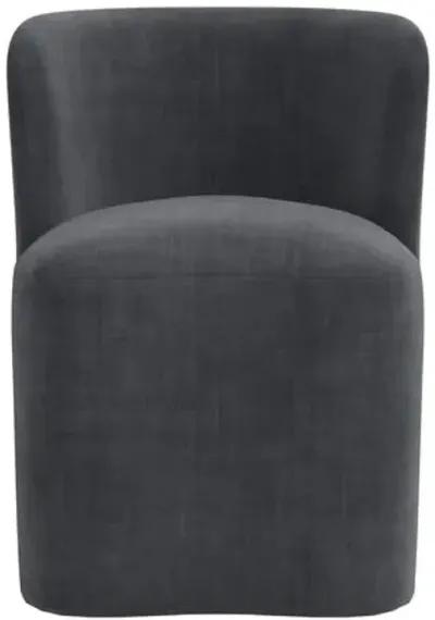 Gail Dining Chair - Velvet - Gray