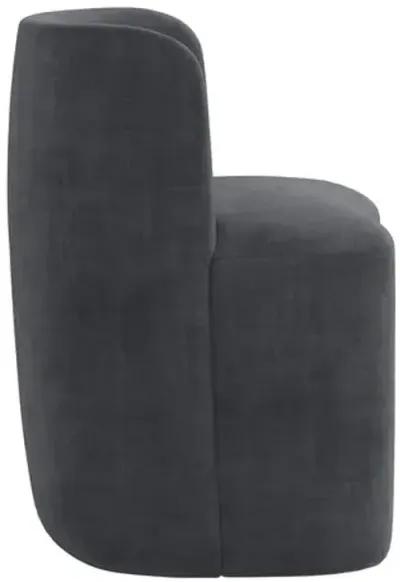 Gail Dining Chair - Velvet - Gray