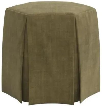 Jessie Ottoman - Velvet - Green