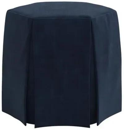 Jessie Ottoman - Velvet - Blue