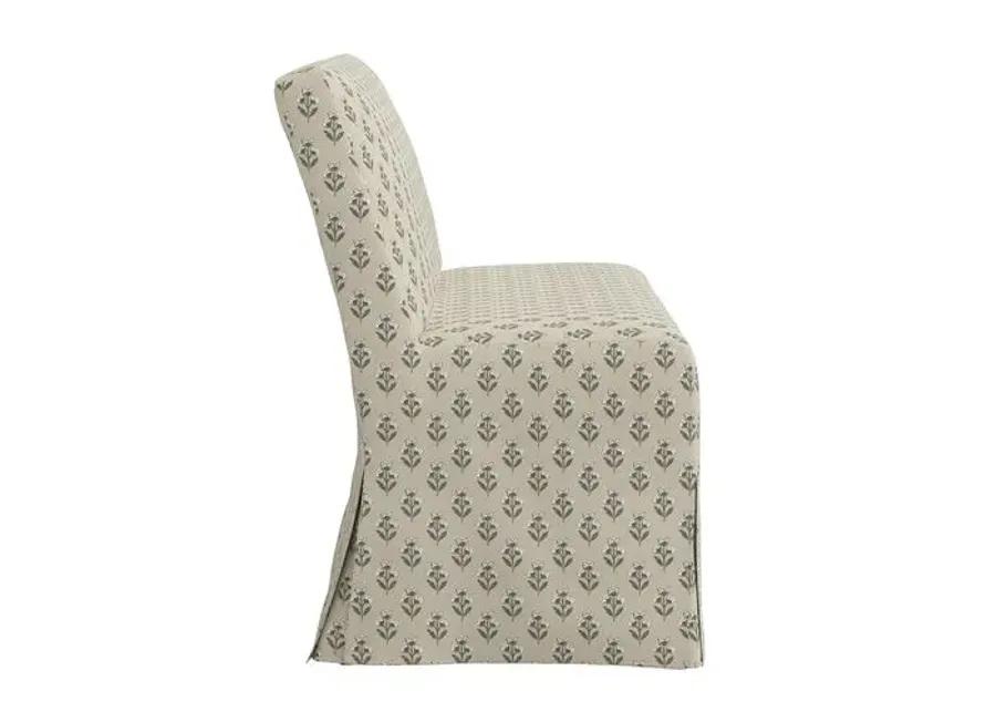 Lindy Slipcover Dining Banquette - Francie - Green