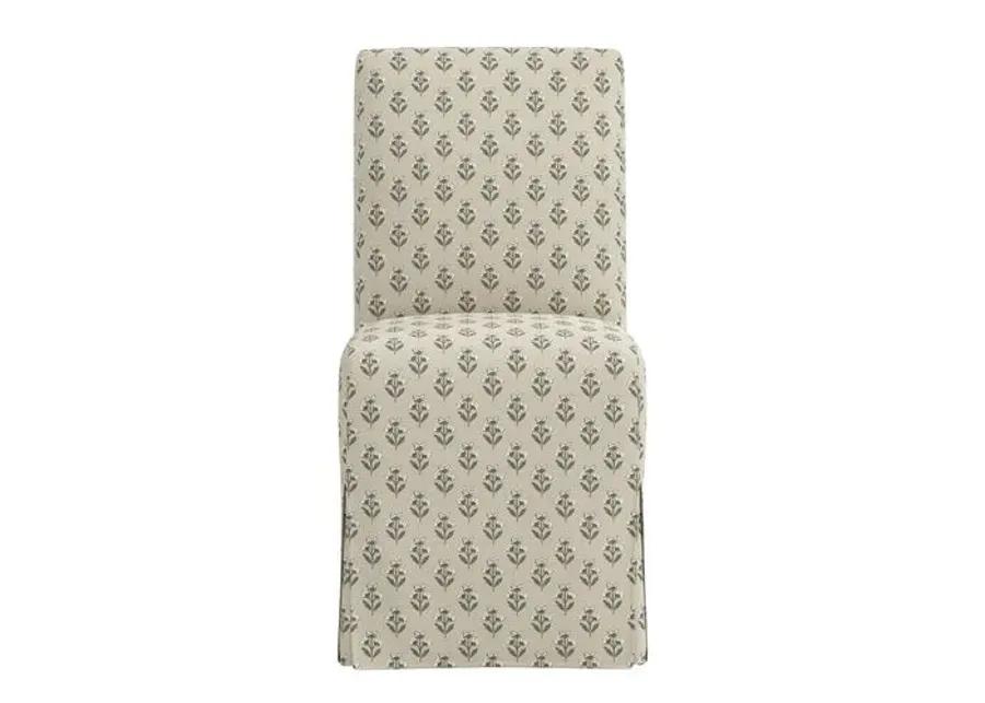 Lindy Slipcover Dining Chair - Francie - Green